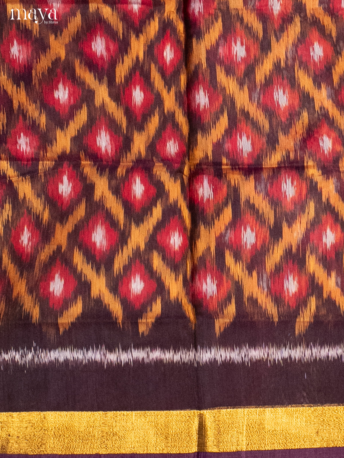 Violet-Pochampally Salwar Unstitch