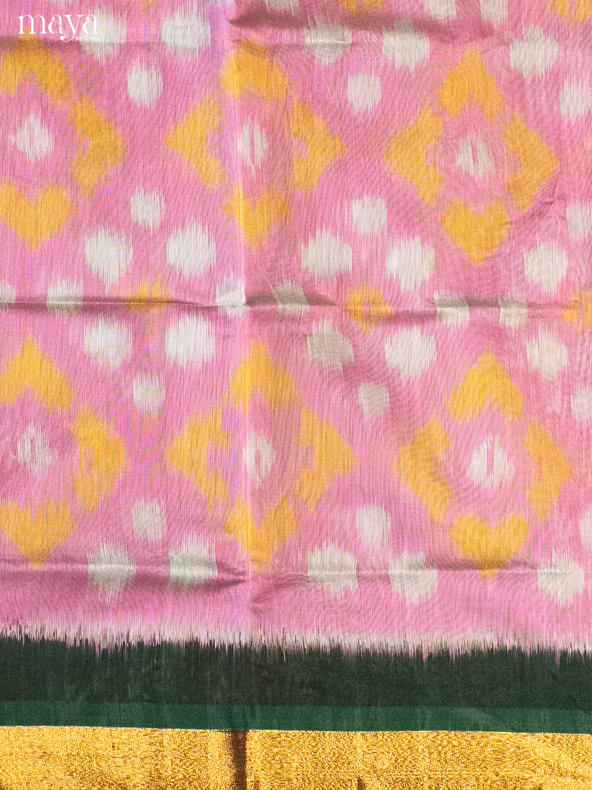 Purple & Green -Pochampally Salwar Unstitch