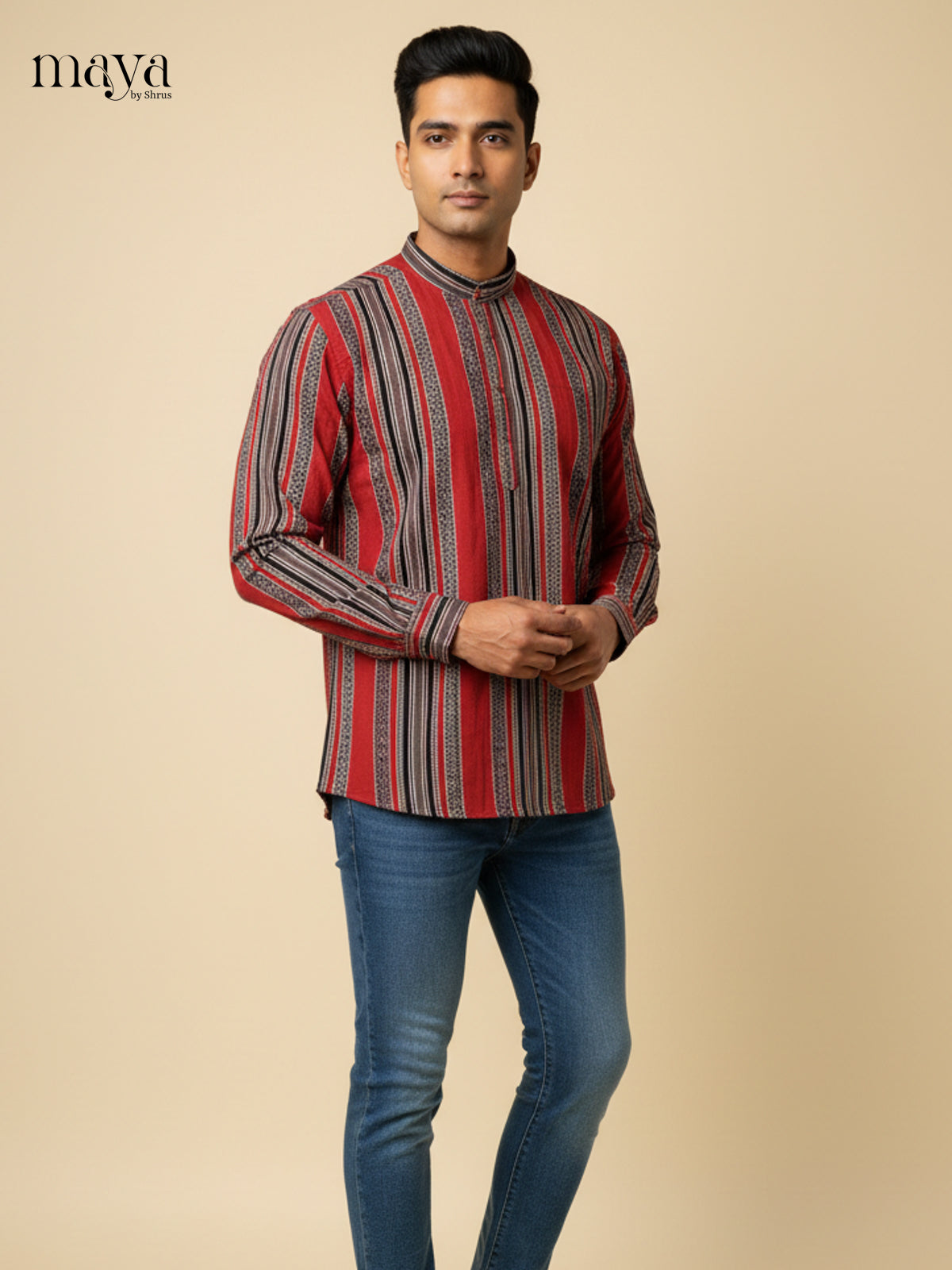 MEA17010-Readymade Mens Kurta
