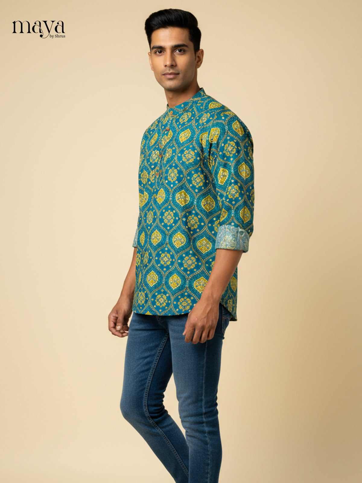 MEA17011-Readymade Mens Kurta