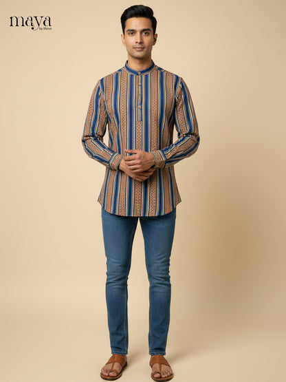 MEA17012-Readymade Mens Kurta