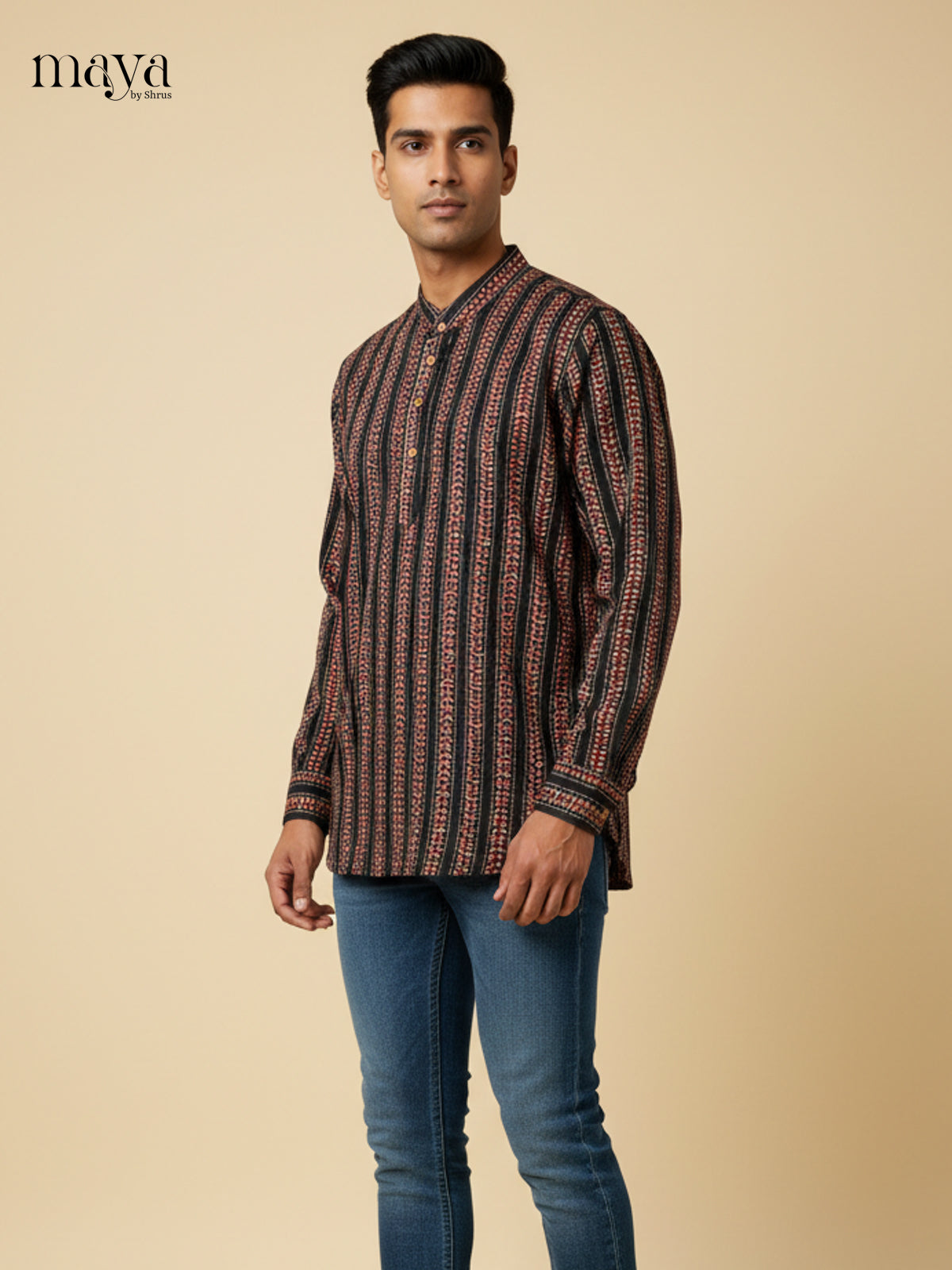 MEA17013-Readymade Mens Kurta
