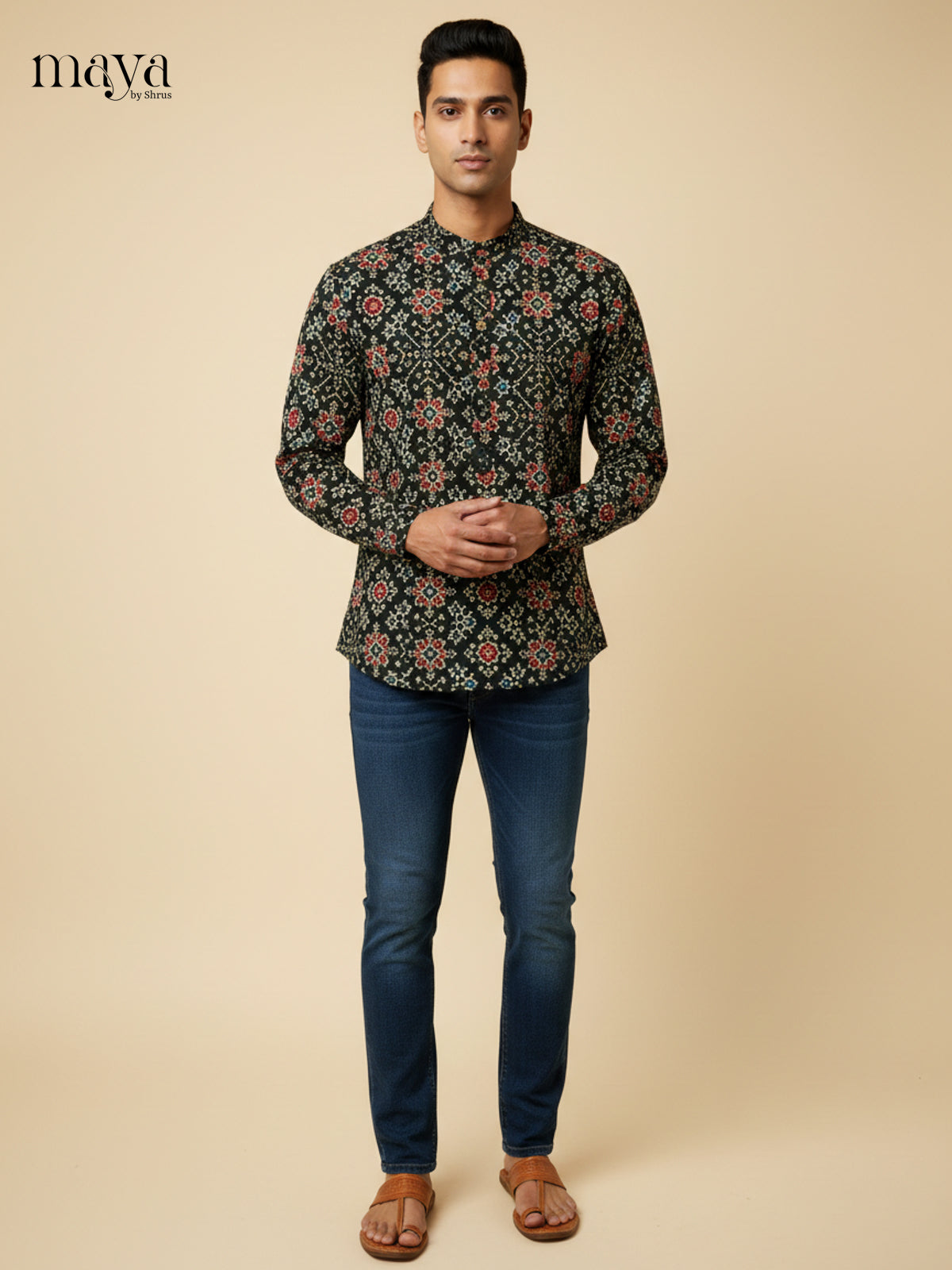 MEA17014-Readymade Mens Kurta