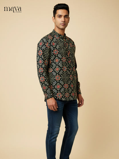 MEA17014-Readymade Mens Kurta