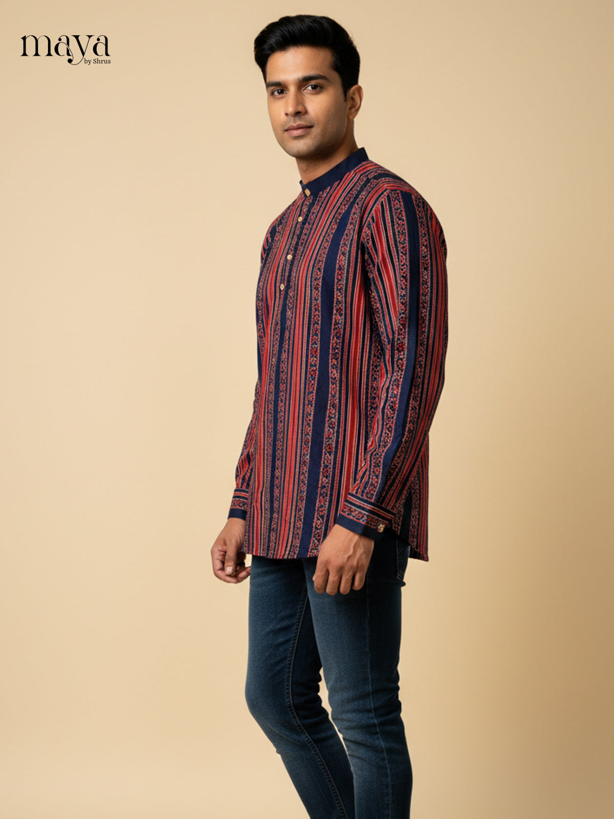 MEA17016-Readymade Mens Kurta