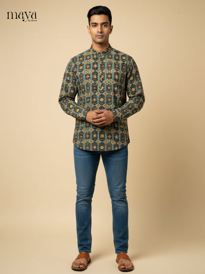 MEA17018-Readymade Mens Kurta