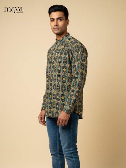 MEA17018-Readymade Mens Kurta