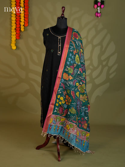 MEA24004-Penkalamkari  Dupatta