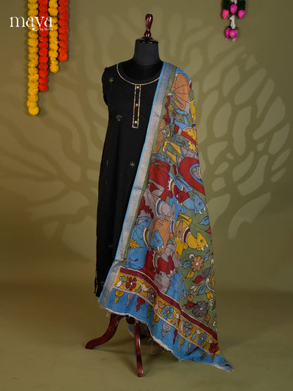 MEA24005-Penkalamkari  Dupatta