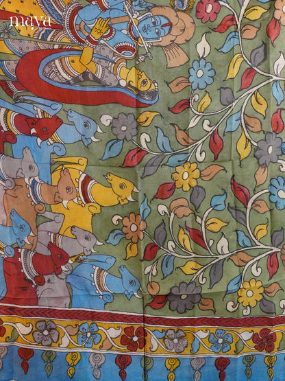 MEA24005-Penkalamkari  Dupatta