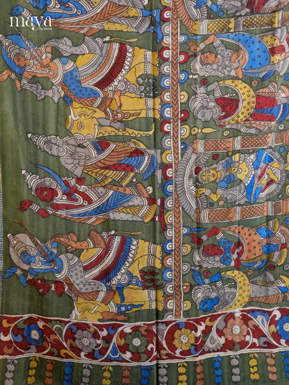 MEA24006-Penkalamkari  Dupatta
