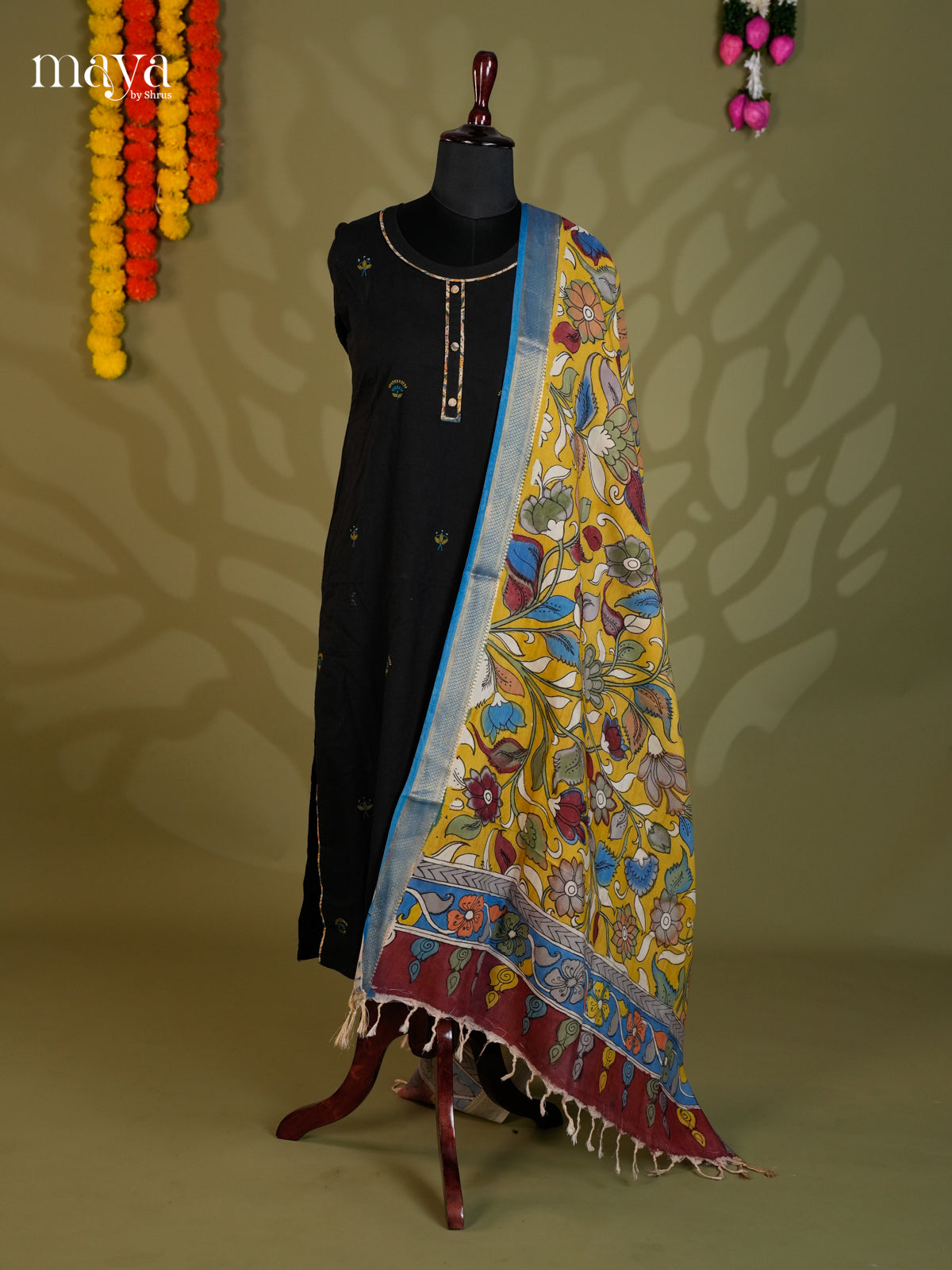 MEA24007-Penkalamkari  Dupatta
