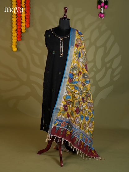 MEA24007-Penkalamkari  Dupatta
