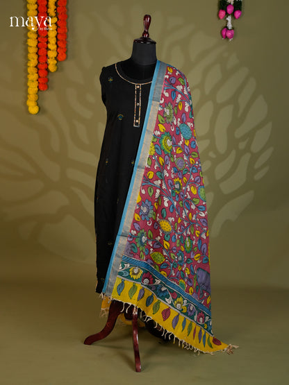 MEA24008-Penkalamkari  Dupatta