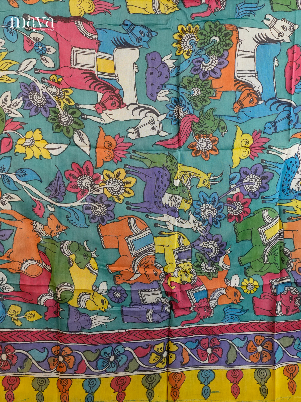 MEA24012-Penkalamkari  Dupatta