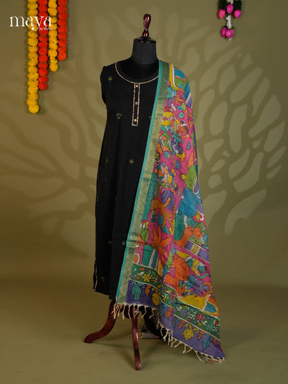 MEA24013-Penkalamkari  Dupatta