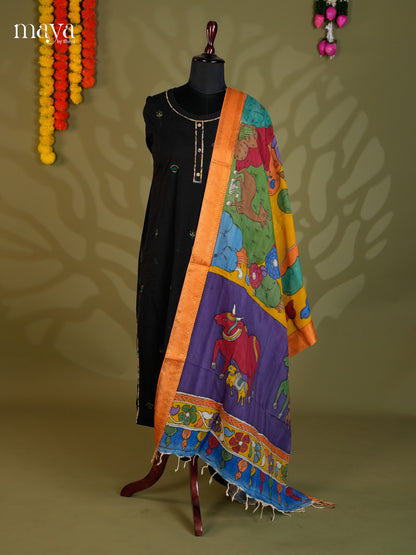 MEA24014-Penkalamkari  Dupatta