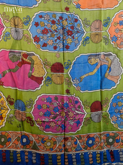 MEA24015-Penkalamkari  Dupatta