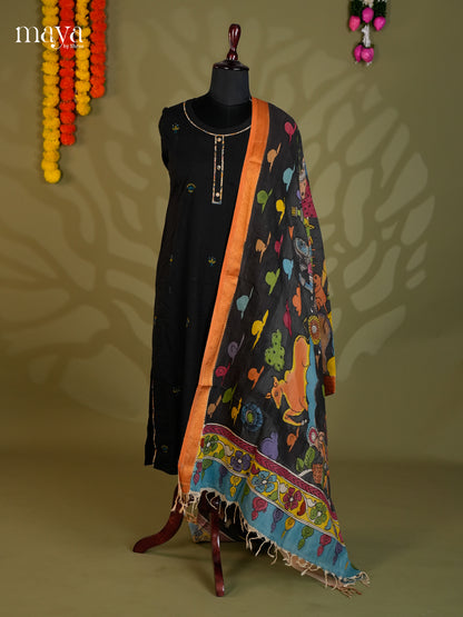 MEA24017-Penkalamkari  Dupatta