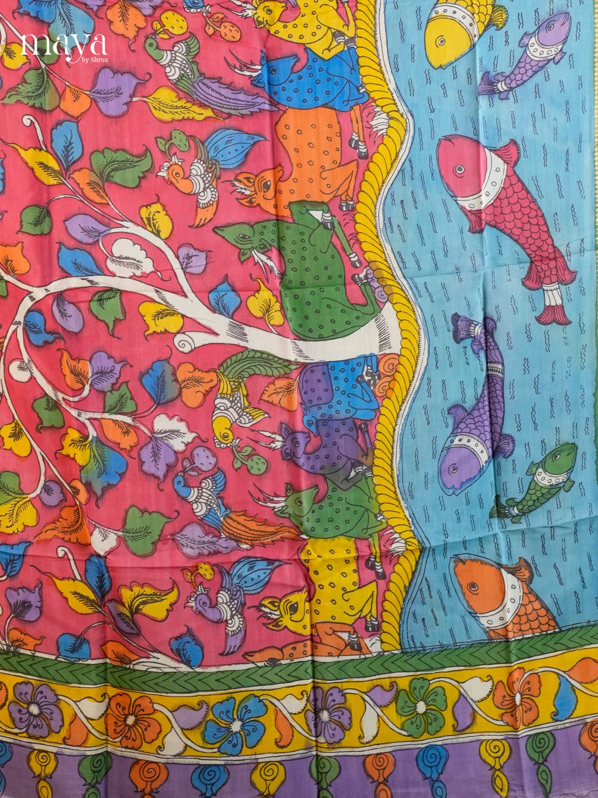 MEA24026-Penkalamkari  Dupatta