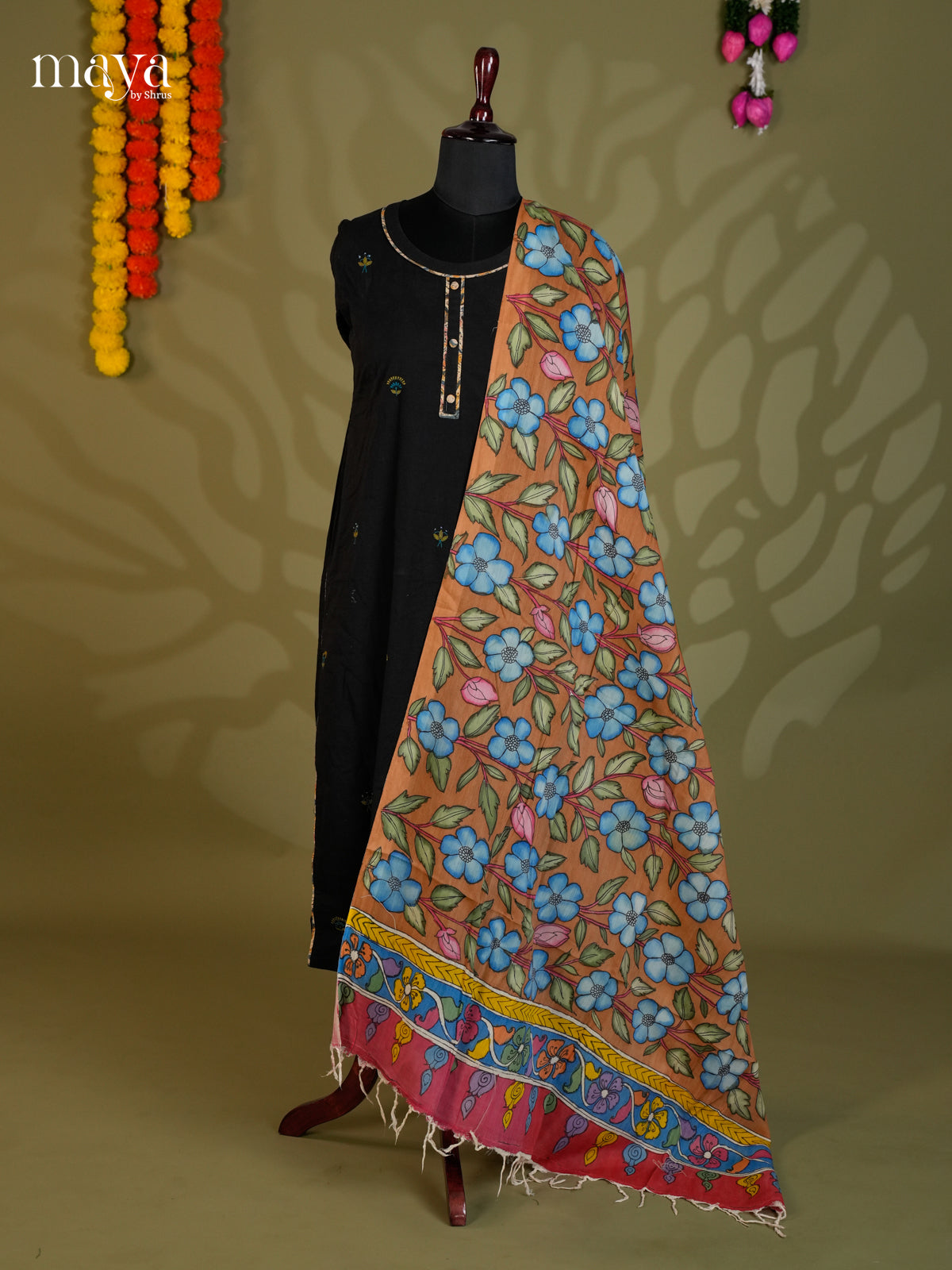 MEA24029-Penkalamkari  Dupatta
