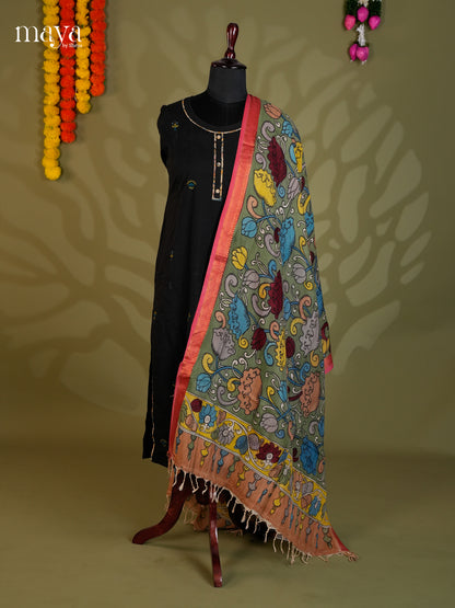 MEA24031-Penkalamkari  Dupatta