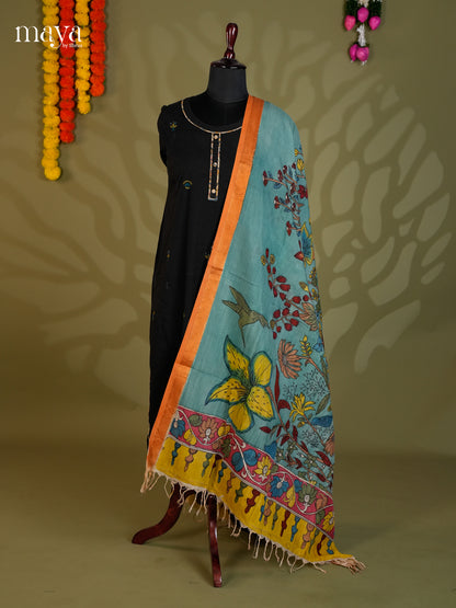MEA24032-Penkalamkari  Dupatta
