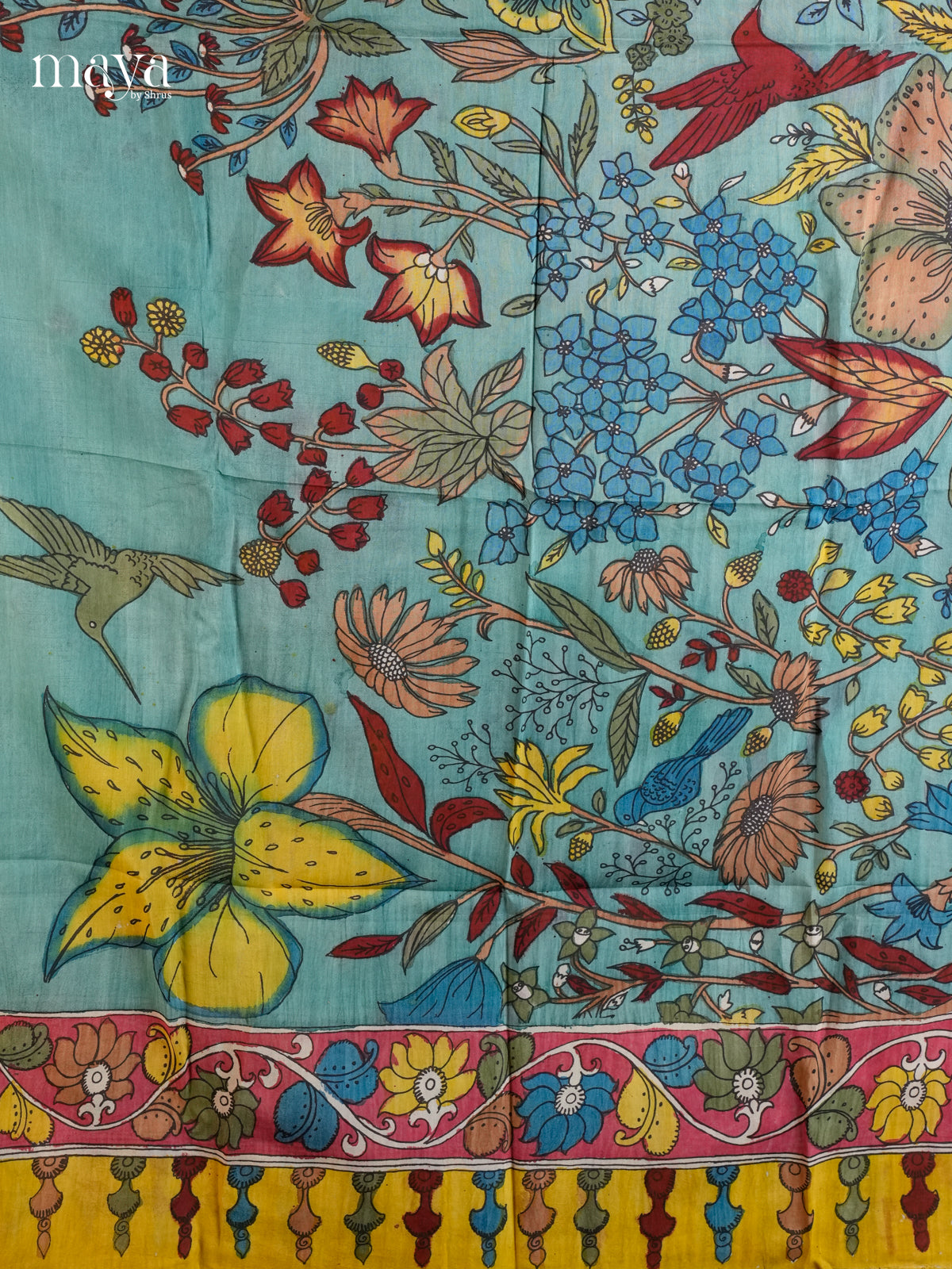 MEA24032-Penkalamkari  Dupatta