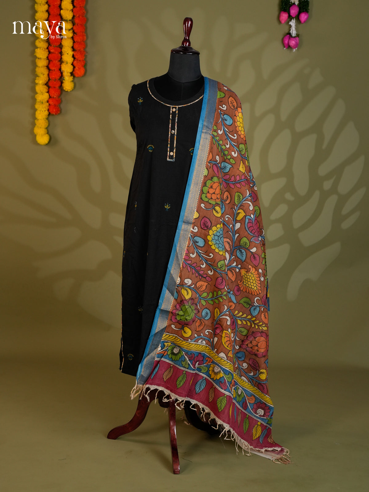 MEA24034-Penkalamkari  Dupatta