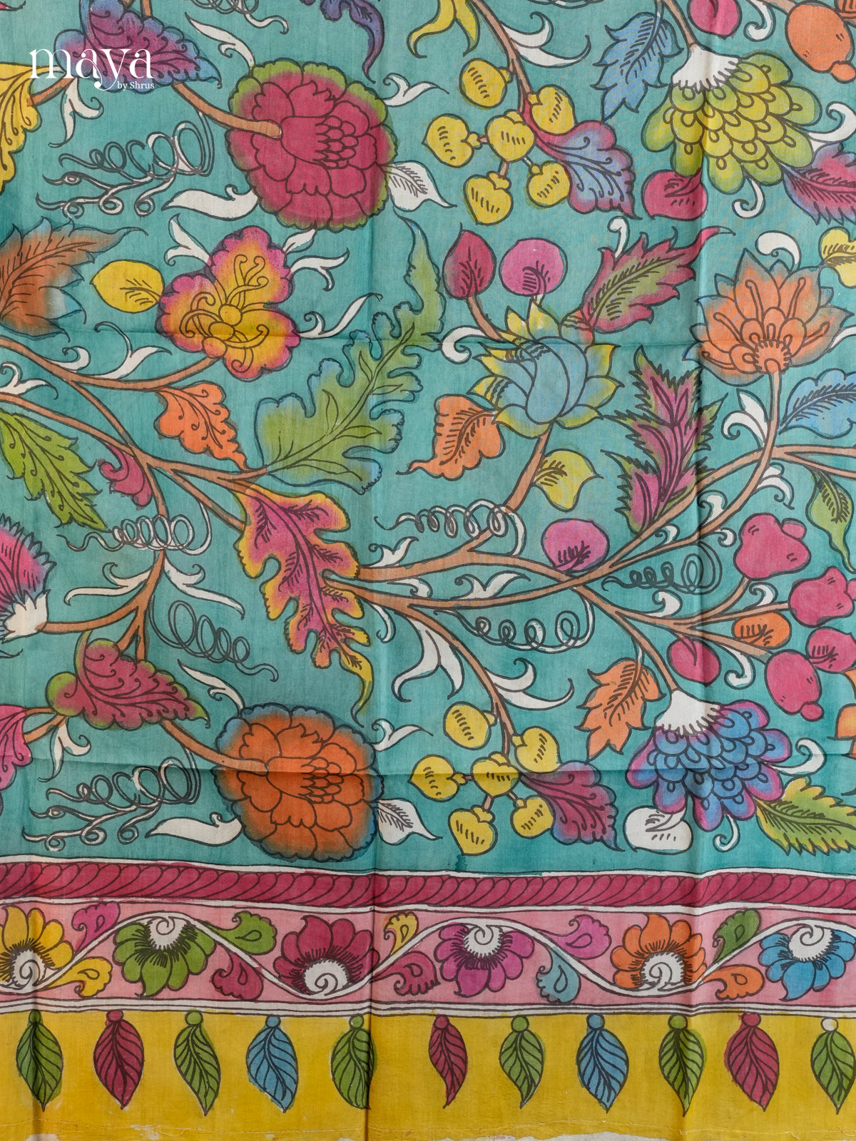 MEA24037-Penkalamkari  Dupatta