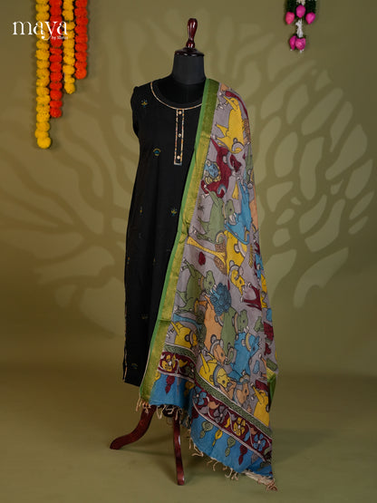 MEA24038-Penkalamkari  Dupatta