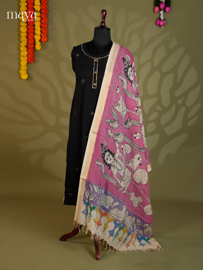 MEA24041-Penkalamkari  Dupatta