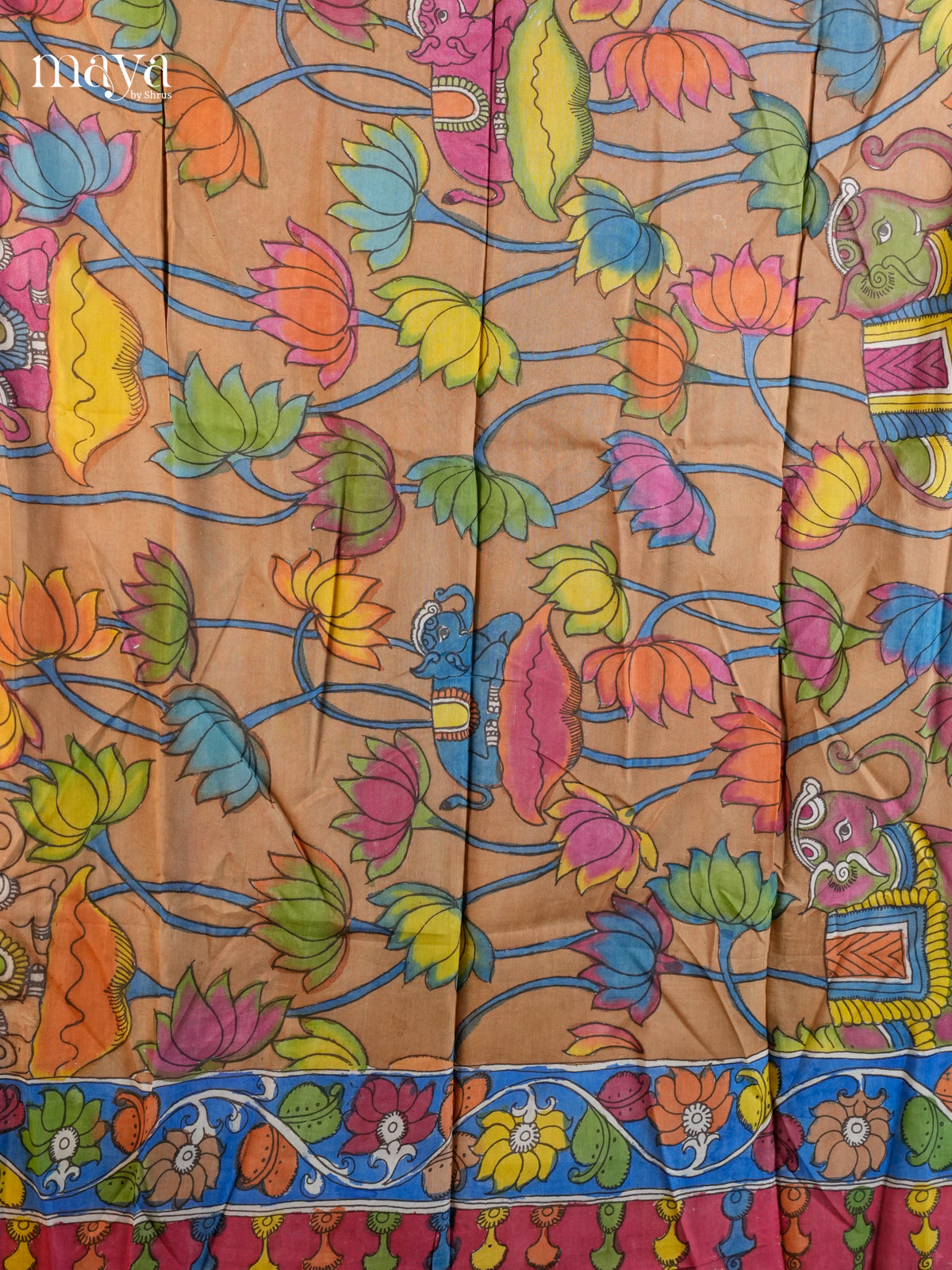 MEA24044-Penkalamkari  Dupatta