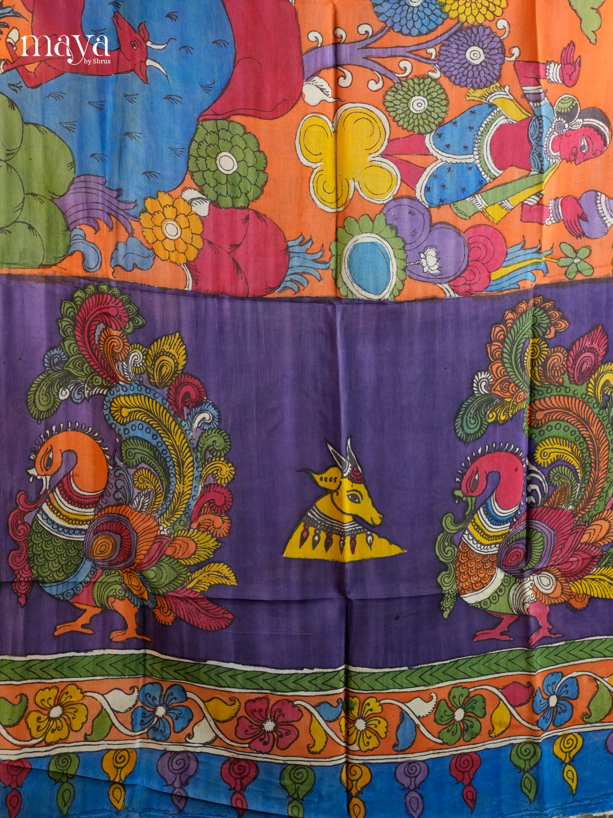 MEA24045-Penkalamkari  Dupatta