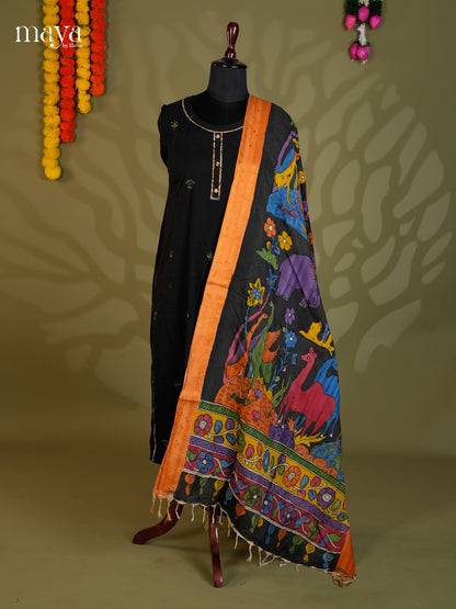 MEA24048-Penkalamkari  Dupatta