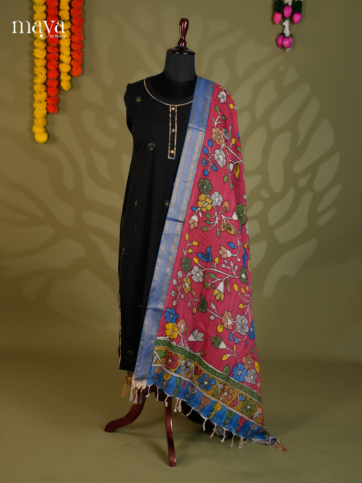 MEA24049-Penkalamkari  Dupatta