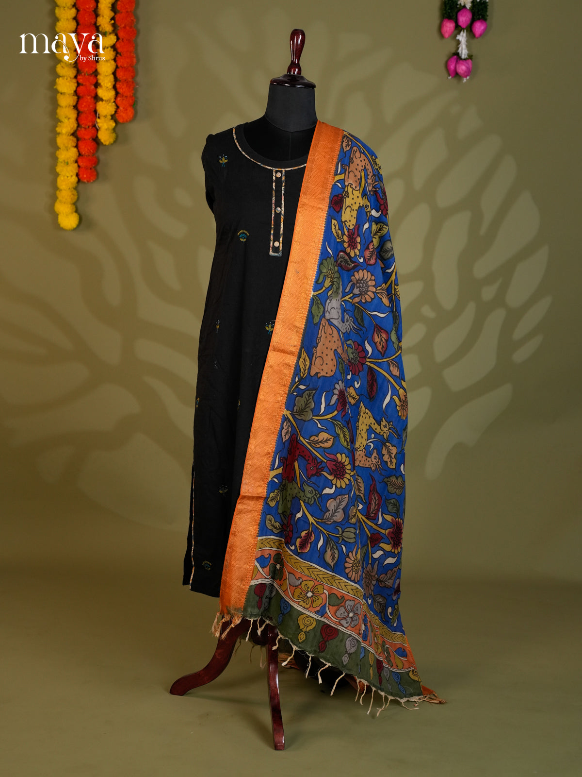 MEA24050-Penkalamkari  Dupatta