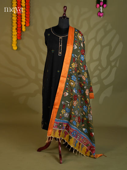 MEA24051-Penkalamkari  Dupatta