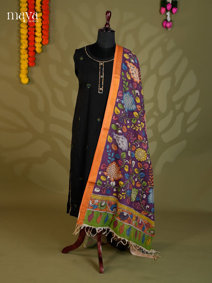 MEA24053-Penkalamkari  Dupatta