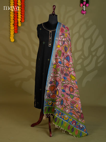 MEA24054-Penkalamkari  Dupatta