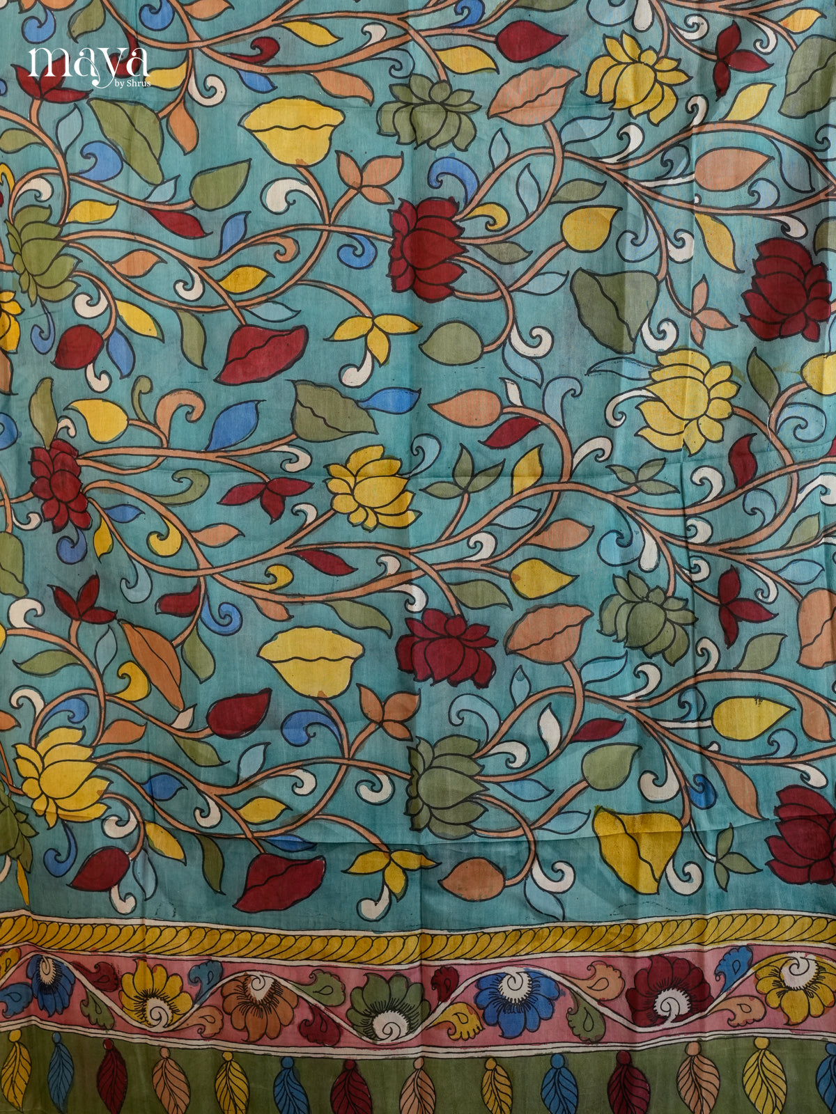 MEA24066-Penkalamkari  Dupatta