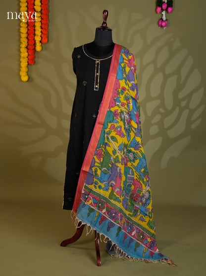 MEA24069-Penkalamkari  Dupatta