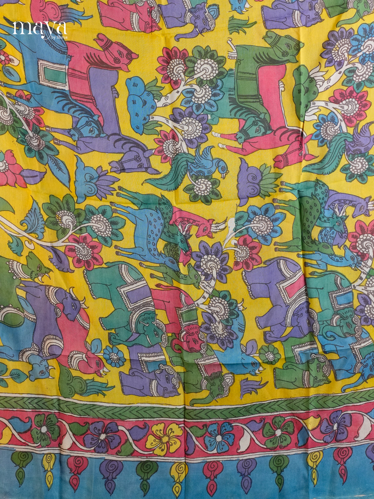 MEA24069-Penkalamkari  Dupatta