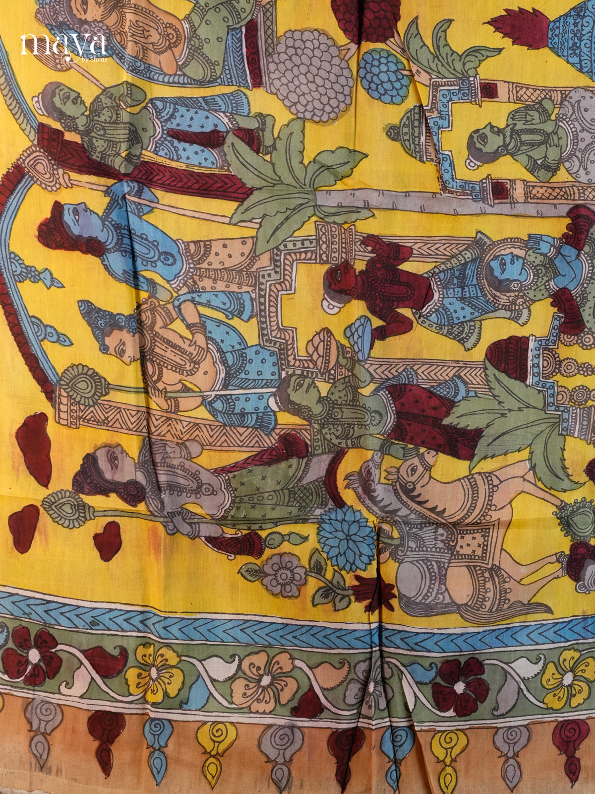 MEA24070-Penkalamkari  Dupatta