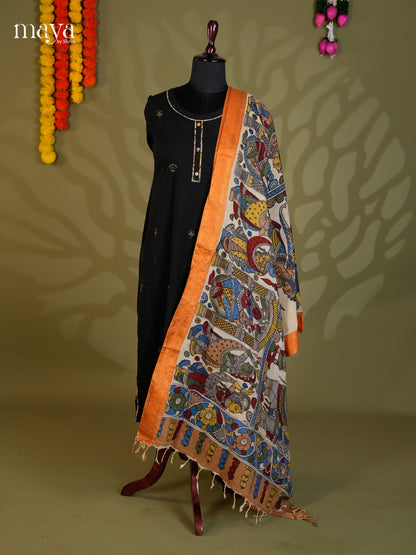 MEA24076-Penkalamkari  Dupatta