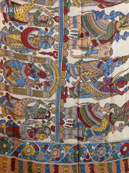 MEA24076-Penkalamkari  Dupatta