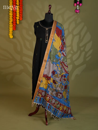 MEA24079-Penkalamkari  Dupatta