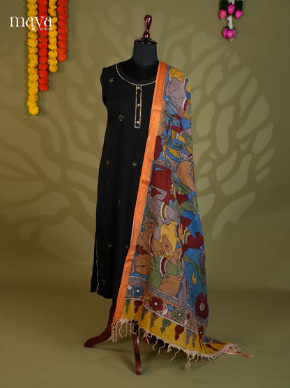 MEA24084-Penkalamkari  Dupatta