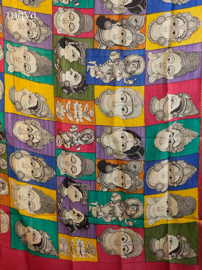 MEA24086-Penkalamkari  Dupatta