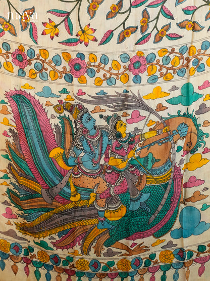 MEA24087-Penkalamkari  Dupatta